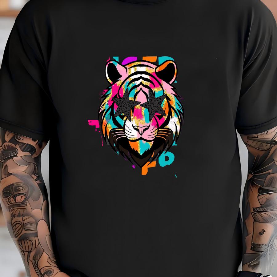 Tigers Hoodie: Vintage School Spirit Tee T-shirt