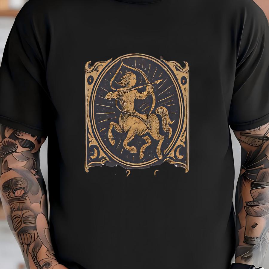 Sagittarius Zodiac Sweatshirt – Astrological Sign Cozy Unisex Pullover T-shirt