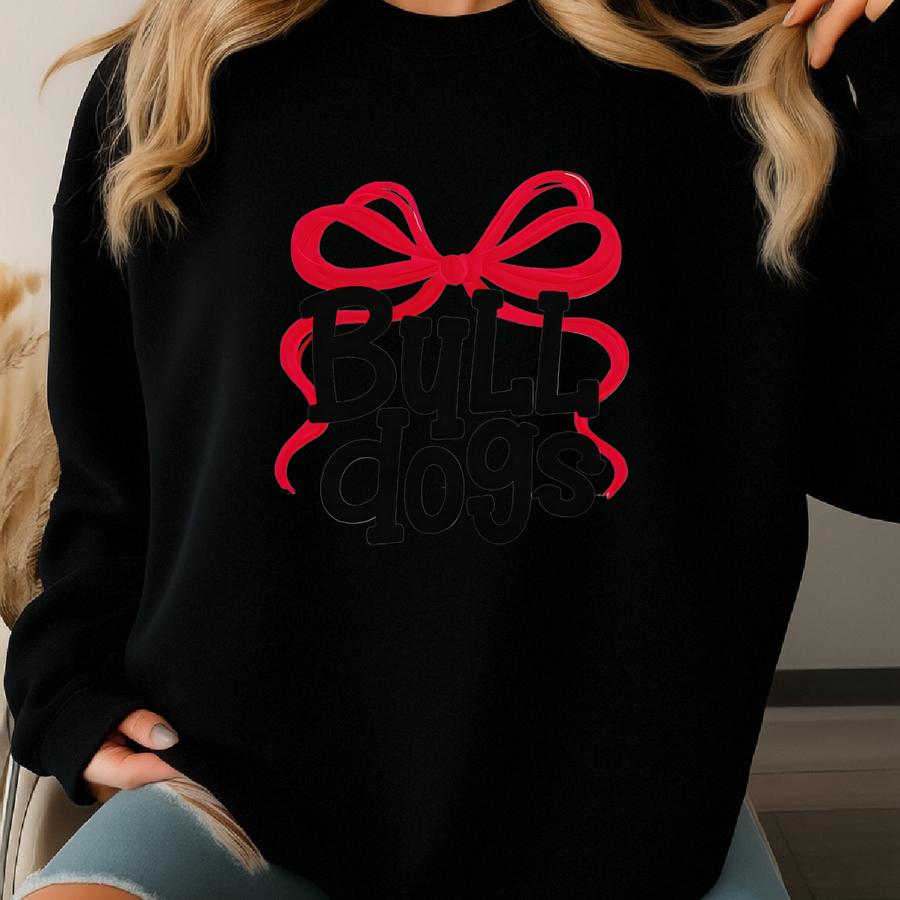 Bulldogs Crewneck Sweatshirt: Game Day Football Mom Bulldogs Shirt Sweatshirt