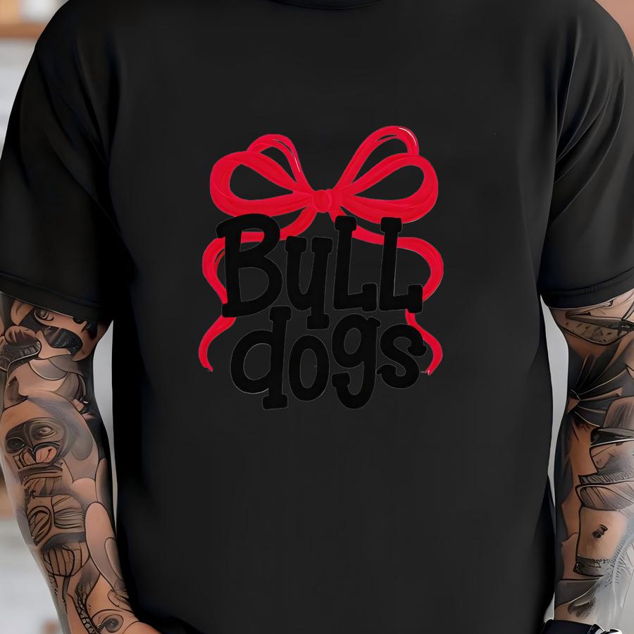 Bulldogs Crewneck Sweatshirt: Game Day Football Mom Bulldogs Shirt T-shirt