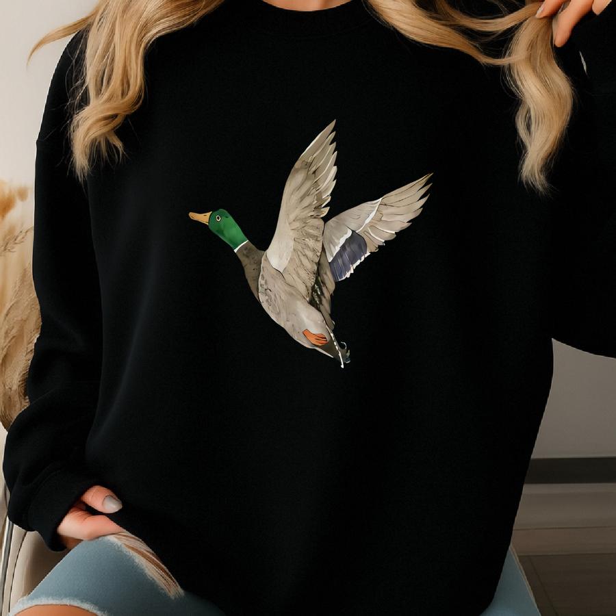 Mallard Sweatshirt Fall Sweater Wilderness Sweatshirt Country Style Heritage Aesthetic Hunting Crewneck Wildlife Shirt Nature Lover Gift Sweatshirt