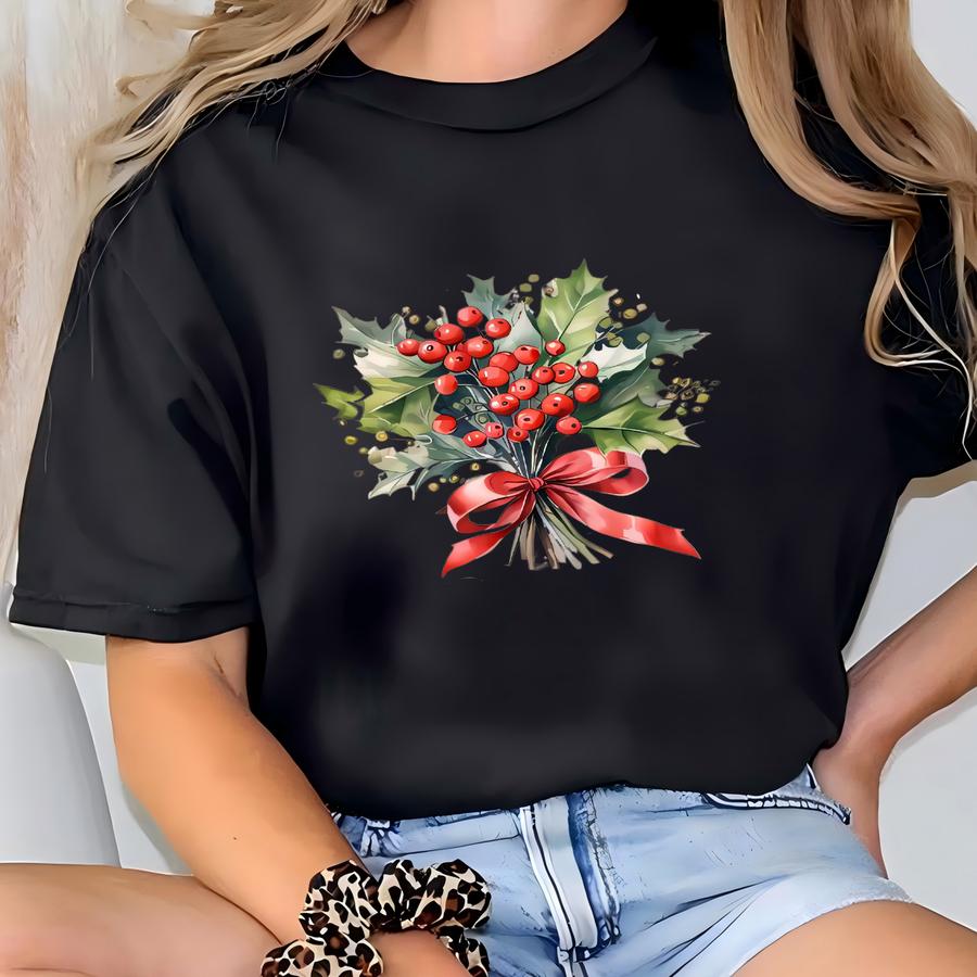 Custom Christmas Gifts With Personalized Name: Santa Sack, Canvas Tote Holiday Xmas Gift T-shirt