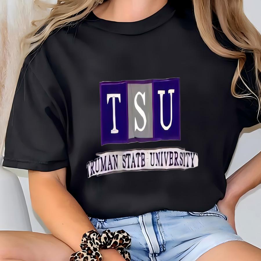 Vintage 90s Truman State University Sweatshirt Crewneck Pullover Truman State Bulldogs Logo Grey Large T-shirt