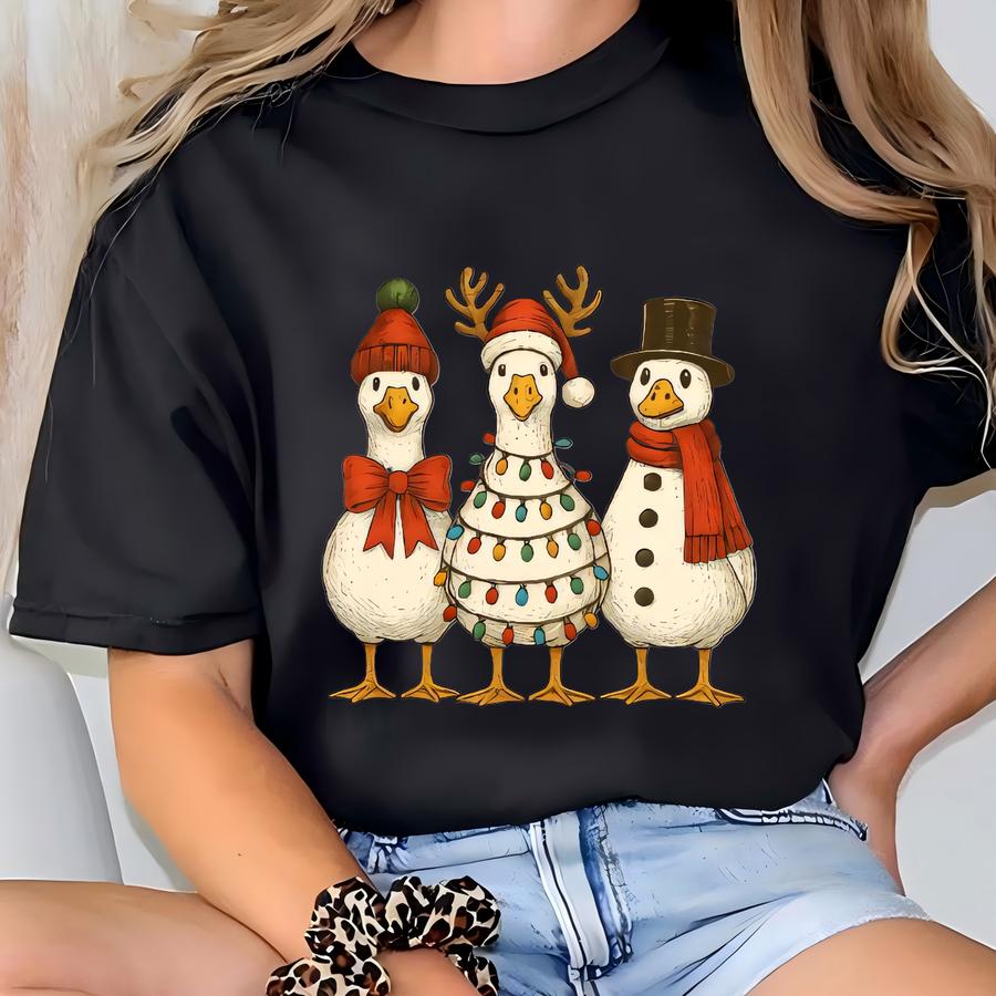 Silly Goose Christmas Shirt, Christmas Shirt, Goose Christmas Shirt, Funny Goose Holiday Shirt, Funny Shirt T-shirt