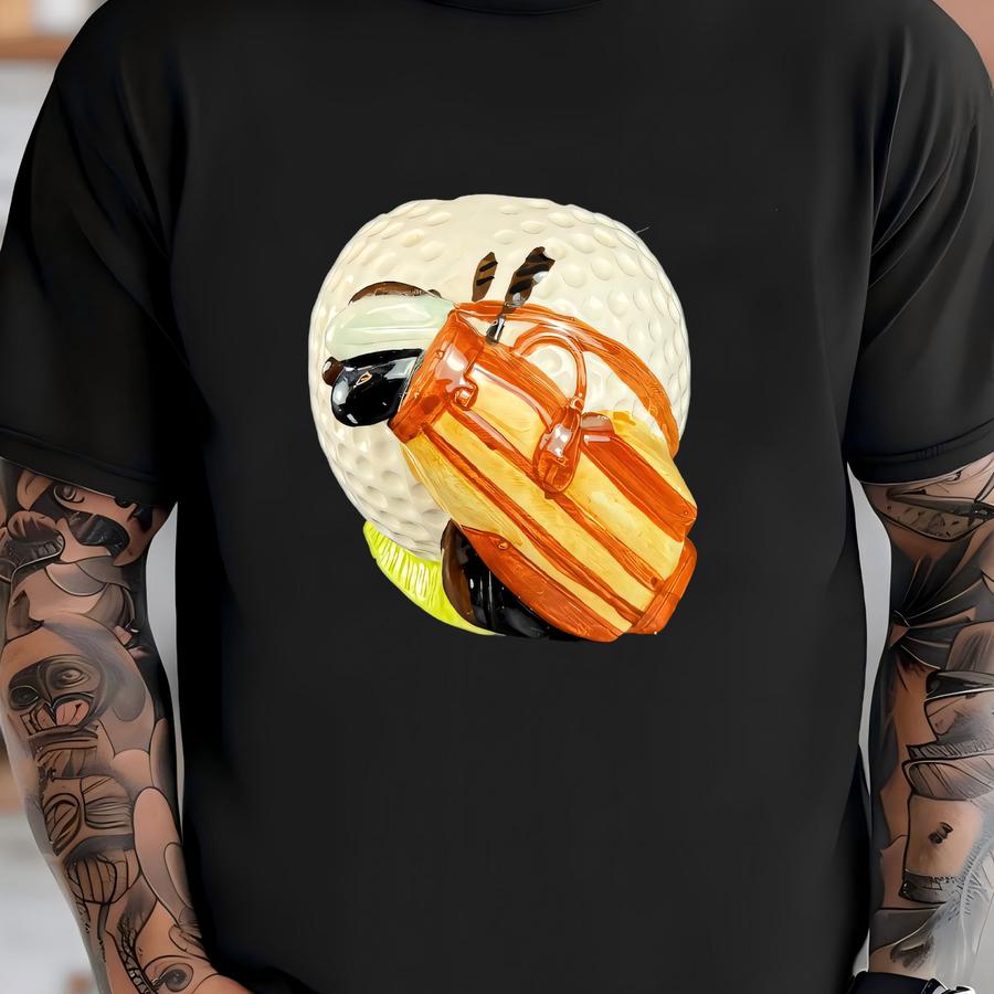 Vintage Relpo Golf Ball Clubs Ceramic Planter. Golfer Gift, Office, Man Cave Mcm T-shirt