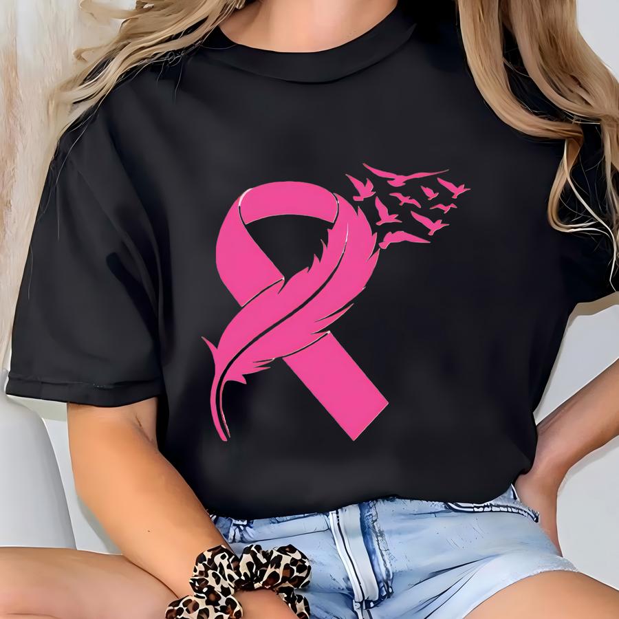 Breast Cancer Hoodie, Cancer Awareness Sweatshirt, Cancer Support Shirt, Breast Cancer Gift, Cancer Warrior Hoodie, Cancer Survivor Gift T-shirt