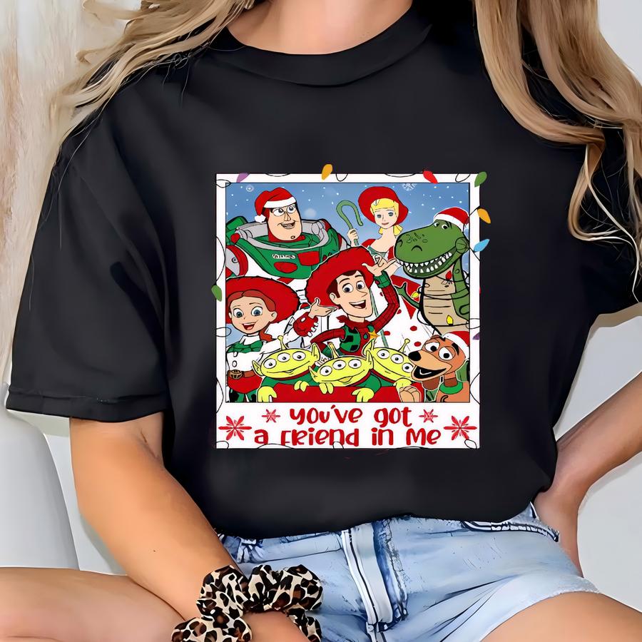 Merry Christmas Shirt, You' Ve Got A Friend In Me Christmas Shirt, Christmas Shirt, Kids Christmas Shirt T-shirt
