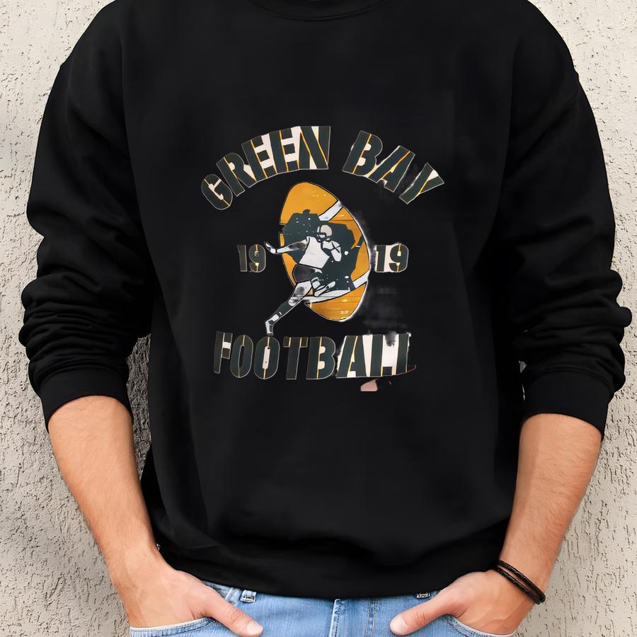 Green Bay Football Vintage Style Sweatshirt, Green Bay Football, Retro Green Bay Football Fan, Football Shirt, Shirt Sweatshirt