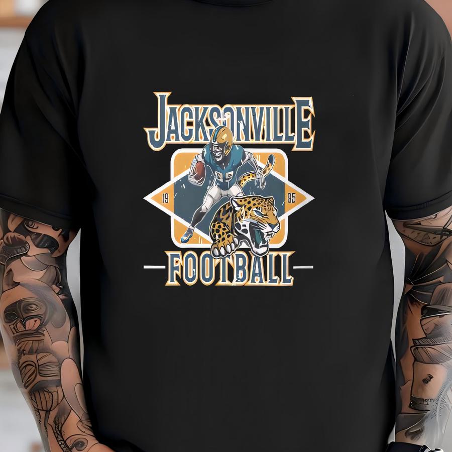 Vintage Jacksonville Skeleton Football Hoodie: Retro Jac Fan Gift T-shirt