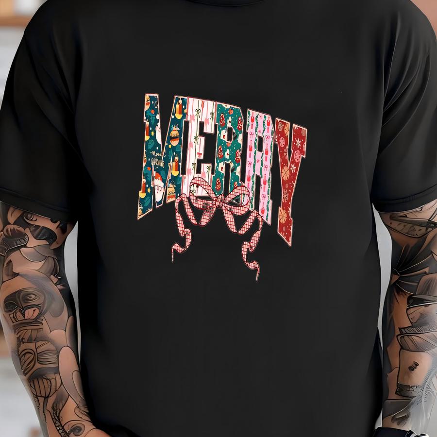 Christmas Tee, Merry Christmas Varsity, Christmas Party, funny xmas bag, Christmas Coquette Tee, Christmas Season T-shirt