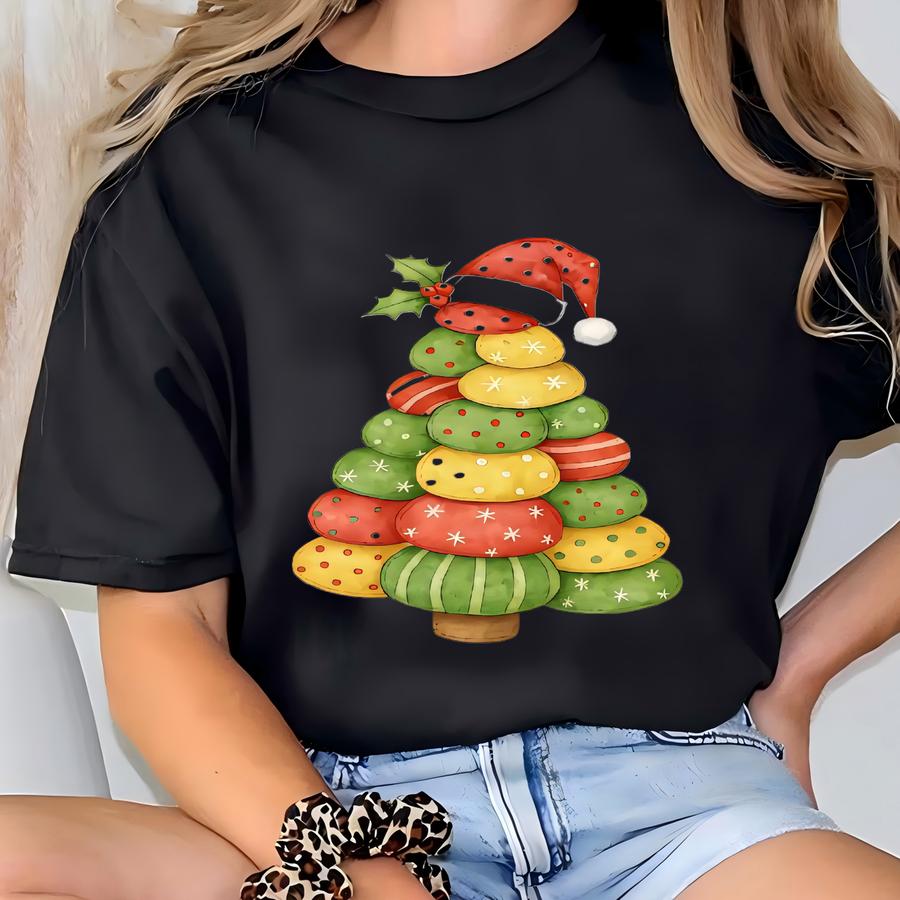 Patchwork Christmas Tree Crewneck Sweatshirt Vintage Christmas Sweatshirt Santa Claus Sweatshirt Christmas Sweater Christmas Gifts T-shirt