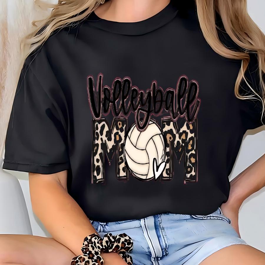 Volleyball Mom Hoodie: Sporty Mom Life Tee, Volleyball Mama Sweatshirt, Gift For Volleyball Mom, Volleyball Season Shirt T-shirt