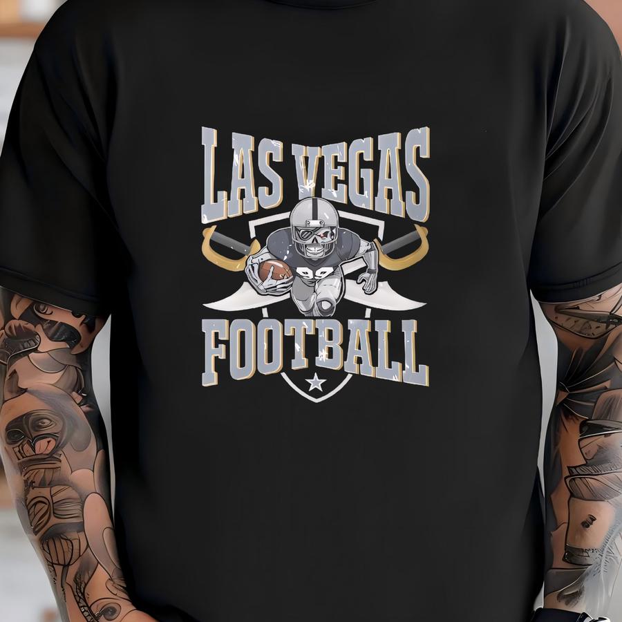 Vintage Las Vegas Skeleton Football Hoodie: Retro Lv Fan Gift T-shirt