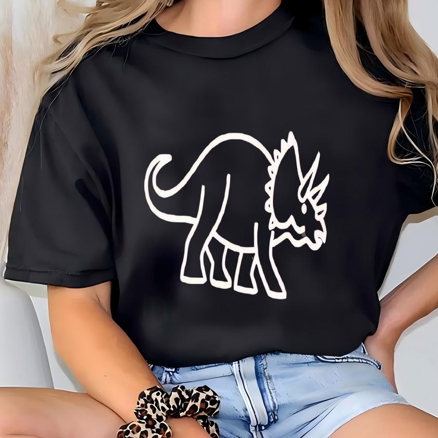 Womens Dinosaur Shirt, Dinosaur Hoodie, Dinosaur Gifts, Dinosaur, Birthday Gift Tee, Women Dinosaur Shirt Triceratops T-shirt