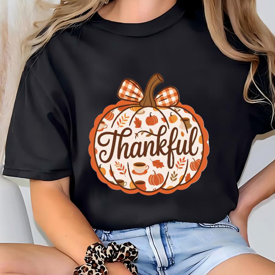 Fall Thankful Shirt - Pumpkinthanksgiving Hoodie T-shirt