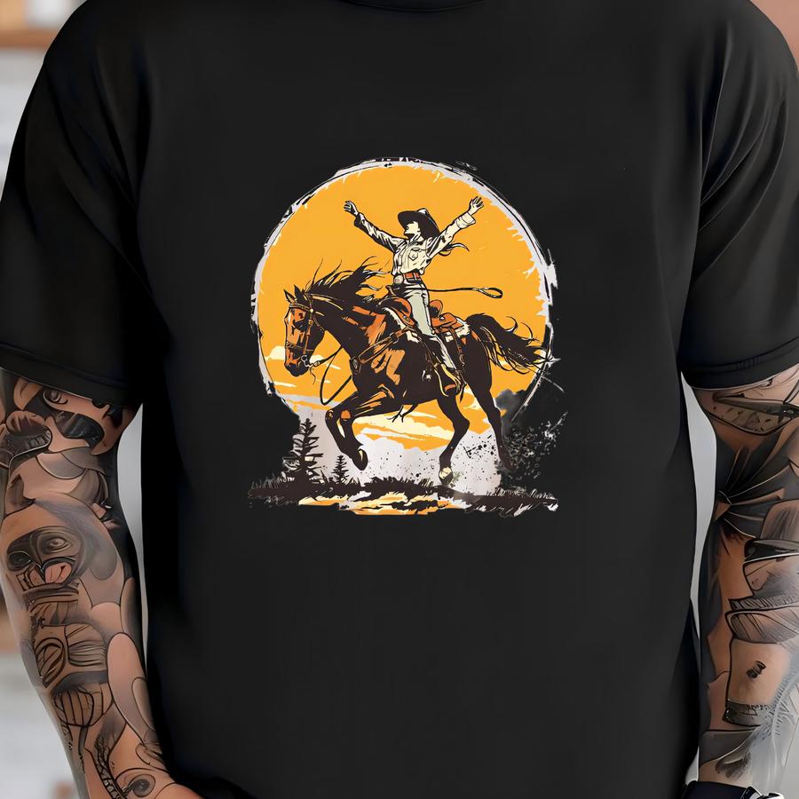 ® Shirt, Rodeo Show Cow Girl Shirt, Country Concert Tee, Country Music Shirt, Cowboy Shirt, Howdy Shirt, Retro Western Gift T-shirt