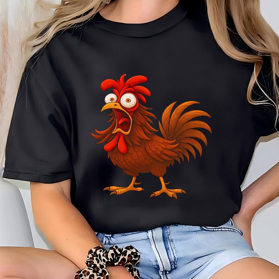 F-caw-f Shirt, Funny Sassy Raven Rooster Shirt, Gothic Bird Art T Shirt, Funny Crow Shirt, Black Crow Moonlit Raven Shirt, Sassy Raven Gift T-shirt