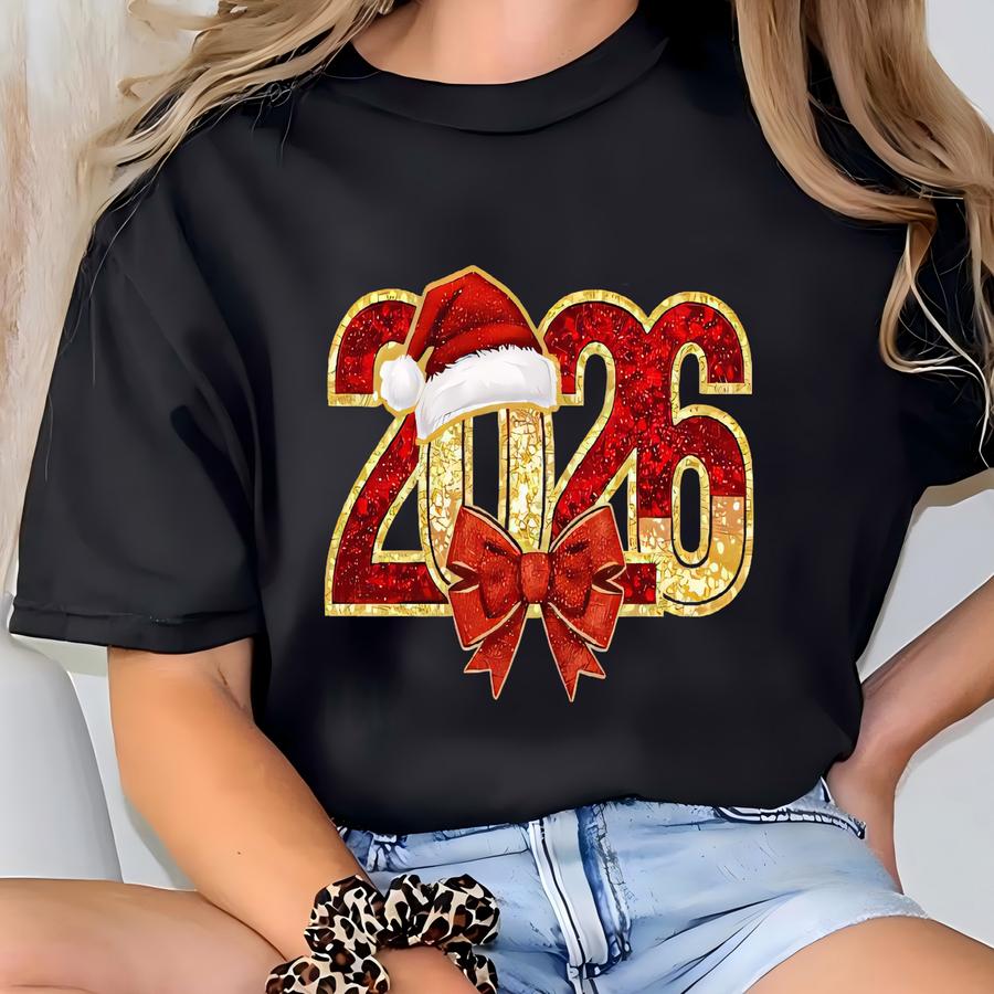 2026 Christmas Shirt, Christmas Hoodie, Festive Holiday Shirt, Christmas 2026 Sweatshirt, Happy New Year Shirt, Cute Christmas Gift T-shirt