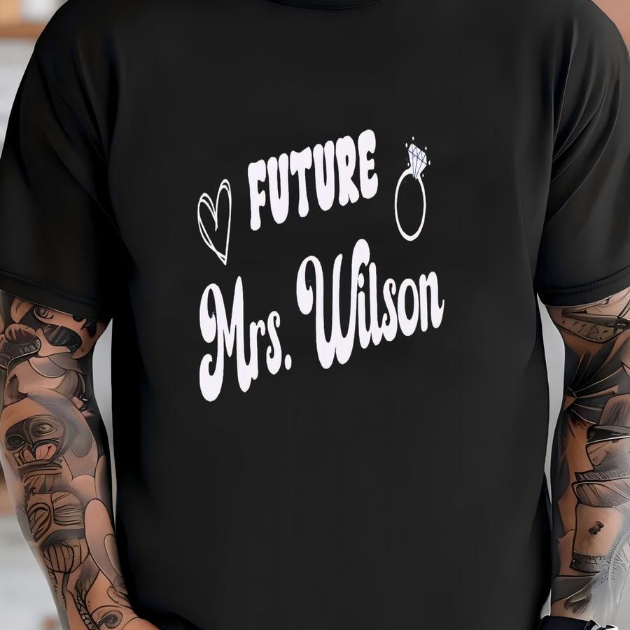 Personalized Future Mrs. Shirt - Engaged Gift T-shirt