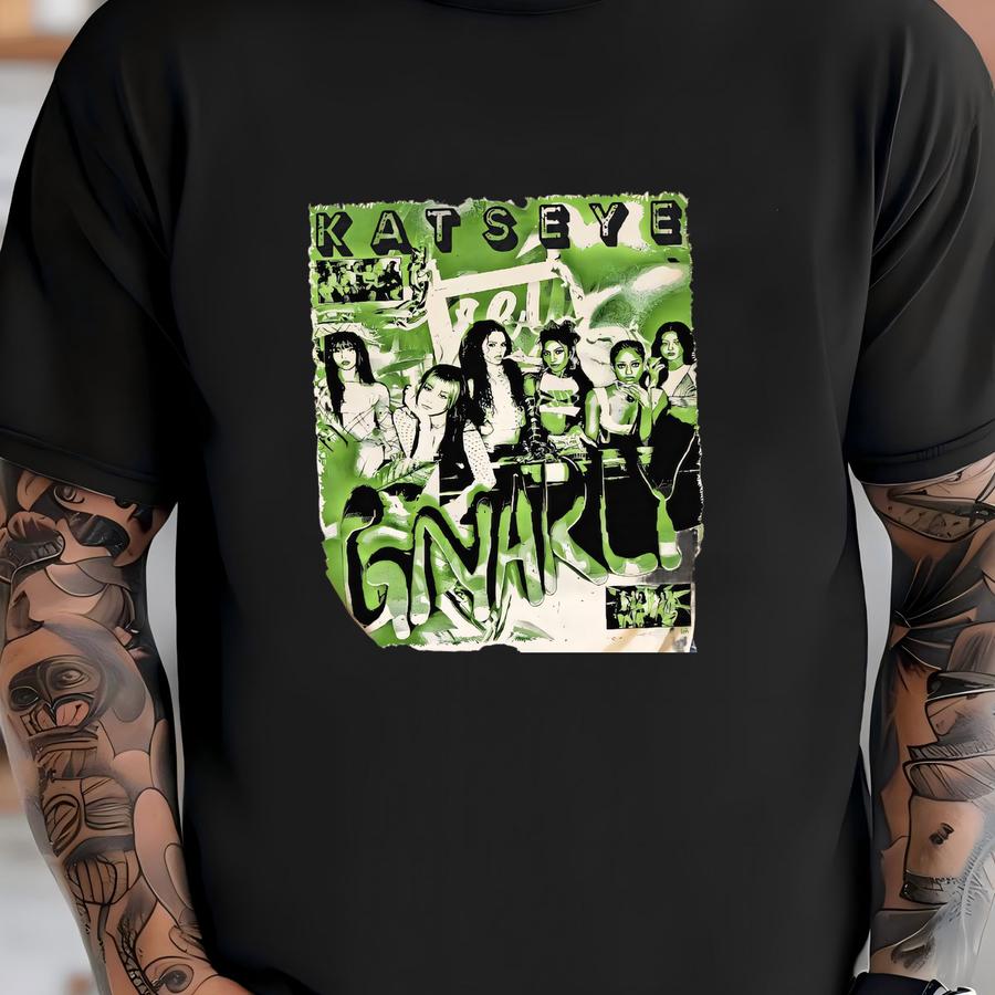 Vintage Graphic Hoodie: Katseye Gnarly, Eyekon Kpop Fan Merch T-shirt