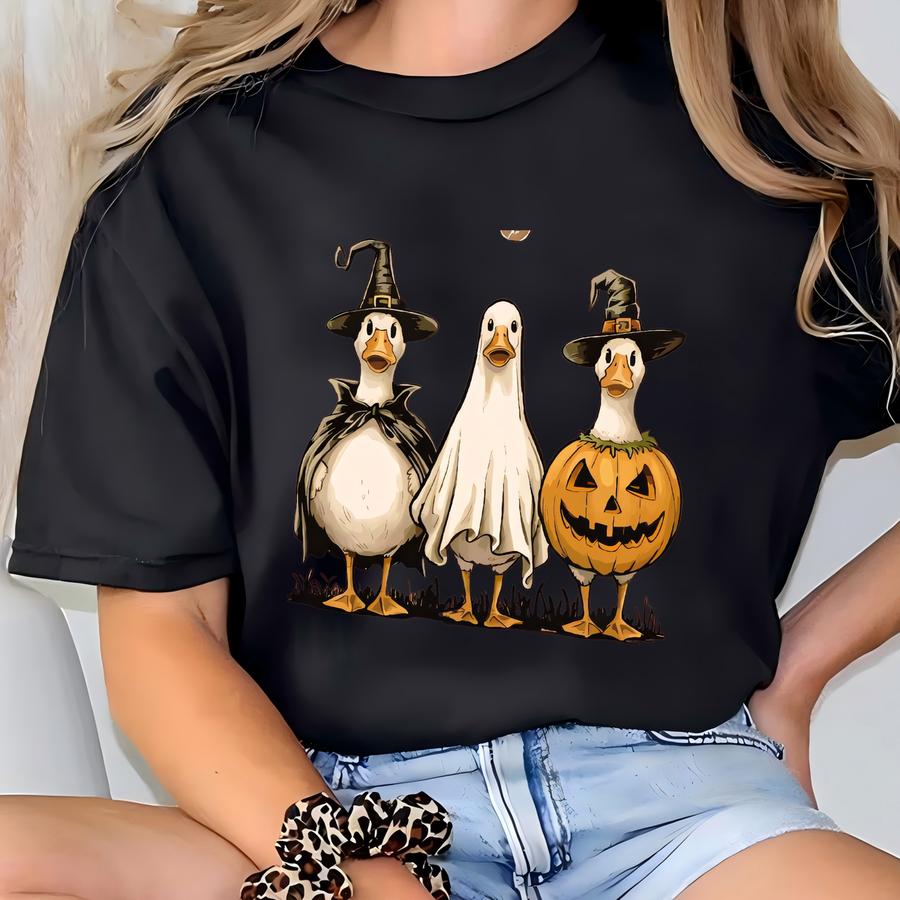 Goose Shirt, Funny Halloween Goose Shirt, Goose In Halloween Costumes Shirt, Halloween Goose Shirt, Silly Goose Shirt T-shirt