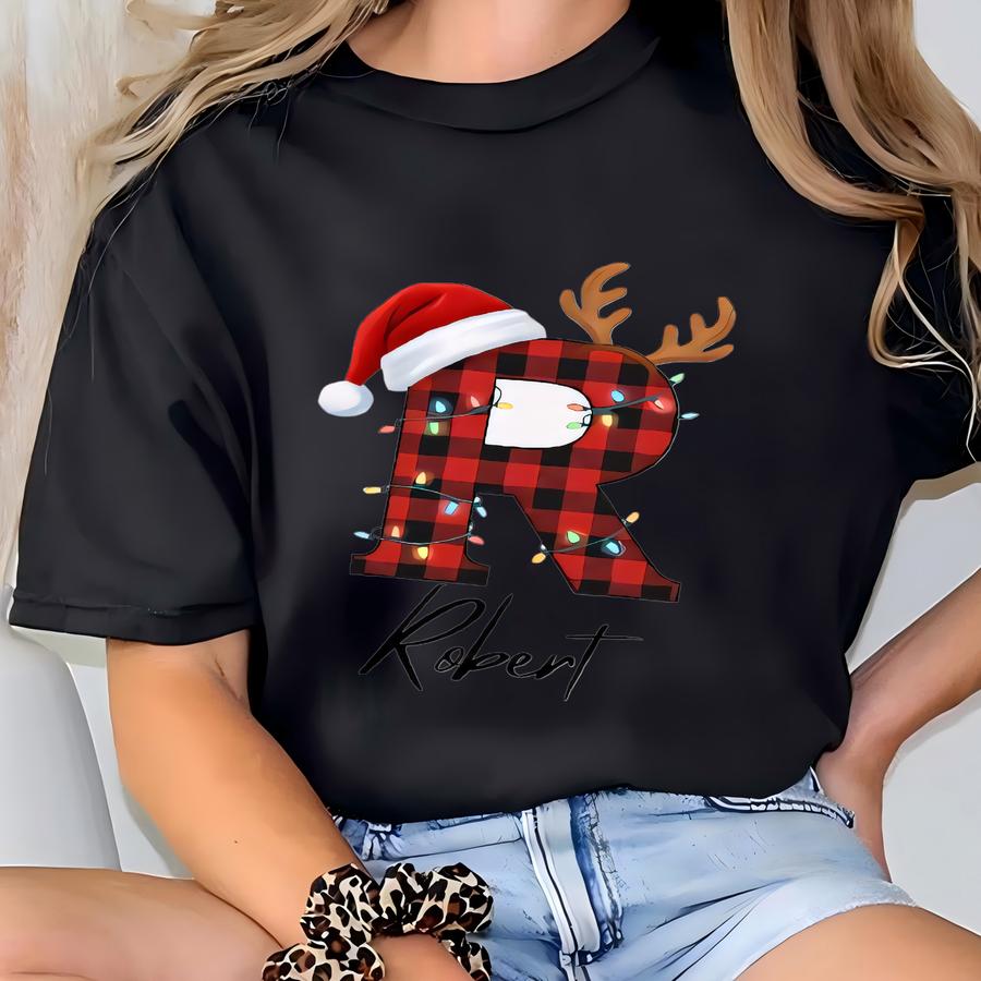 Custom Christmas Family Name Shirt, Christmas Shirt, Christmas Family Pajamas, Christmas Shirts, Personalized Christmas Shirt, Xmas Pjs T-shirt