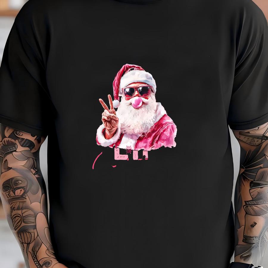 Santa Merry Christmas Shirt, Merry Christmas Shirt, Xmas hoodie, Merry Merry Merry Christmas Tee, Christmas party Shirt, Xmas Season Shirt T-shirt
