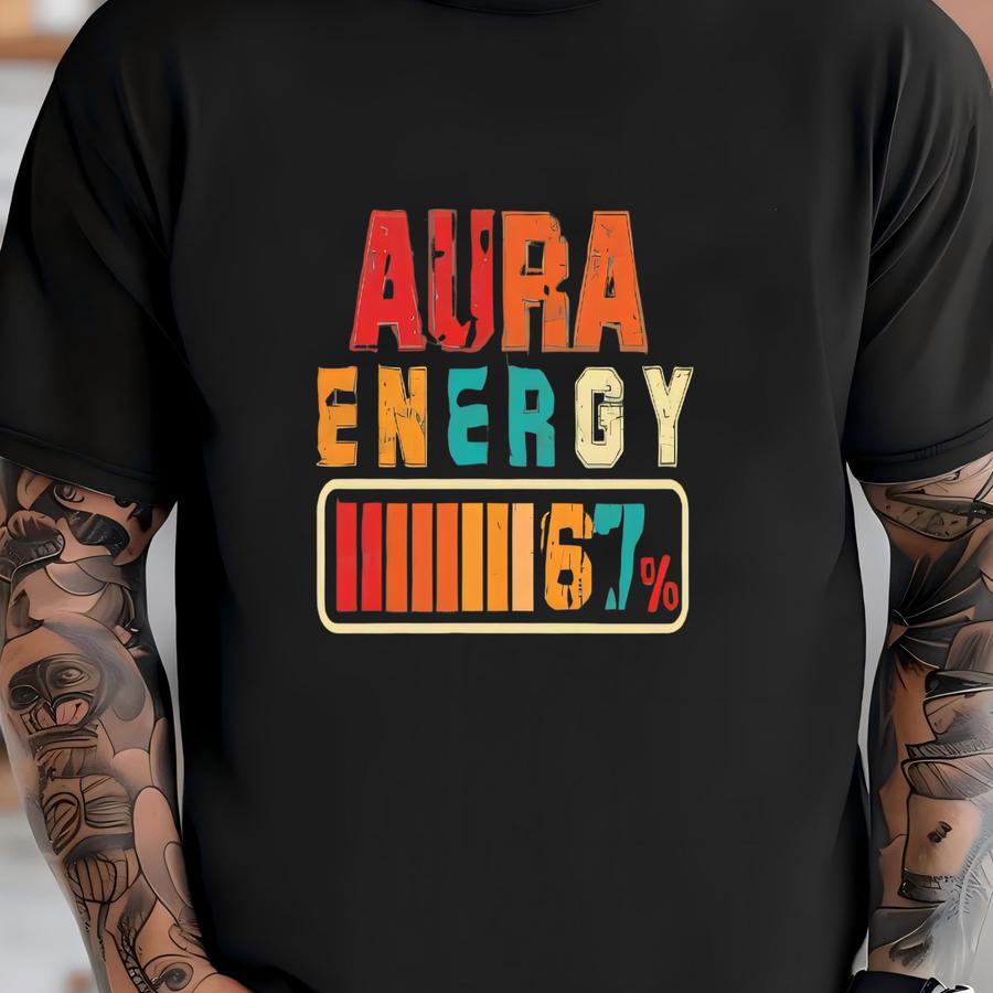 Aura Energy Hoodie, Colorful Toddler Tee With Distressed Battery Design, Spiritual Festival Shirt T-shirt