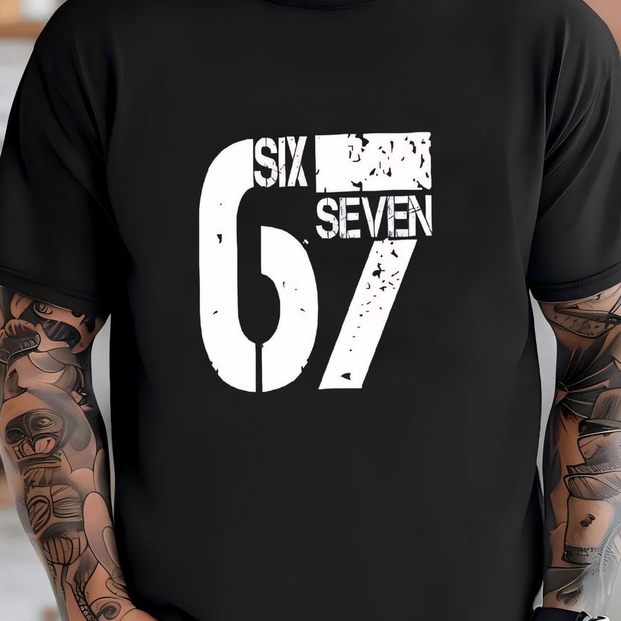 67 Hoodie, Number Graphic Sweatshirt, Sporty Streetwear Hoodie Unisex T-shirt