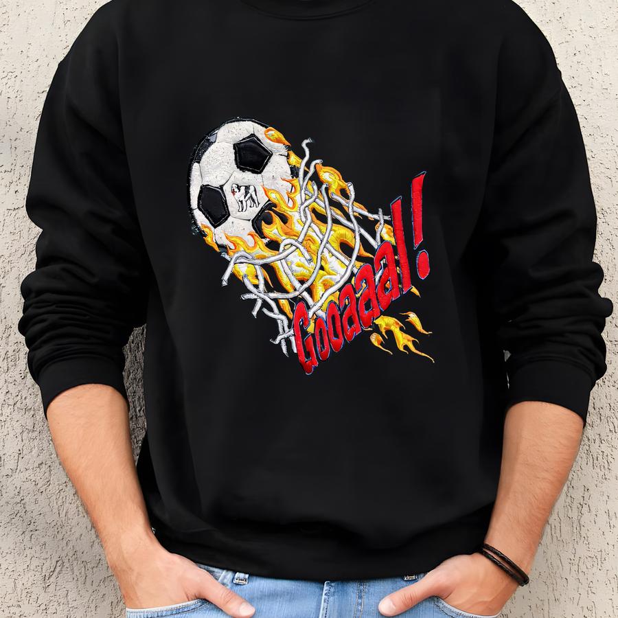 Vintage Y2k Kids Big Dogs Soccer Sweatshirt: Green Crewneck (size 2t-3t) Sweatshirt