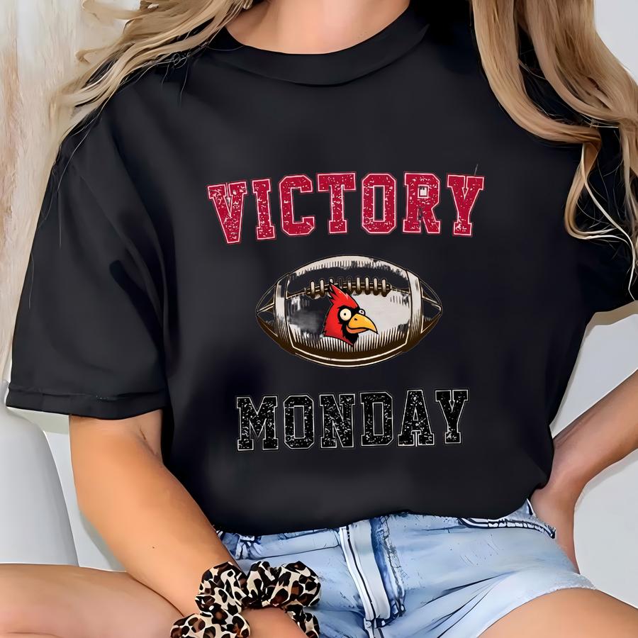 Arizona Football Shirt Women, Retro Victory Monday Sweatshirt, Football Apparel Men, Funny Bird Mascot Crewneck Unisex Football Fan Gift T-shirt