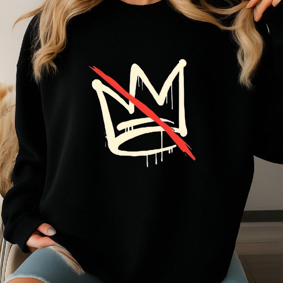 No Kings Hooded Sweatshirt, Subtle Anti Hoodie, America Does Not Have A King, Resist, Protest, , Unisex Hoodie Sweatshirt