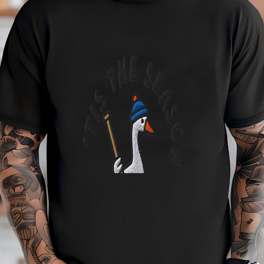 Hockey Goose Comfort Colors® Shirt, Funny Game Day Tee, Rink Night Top, Ice Hockey Fan Gift, Sports Parent Outfit, Winter Hockey Shirt