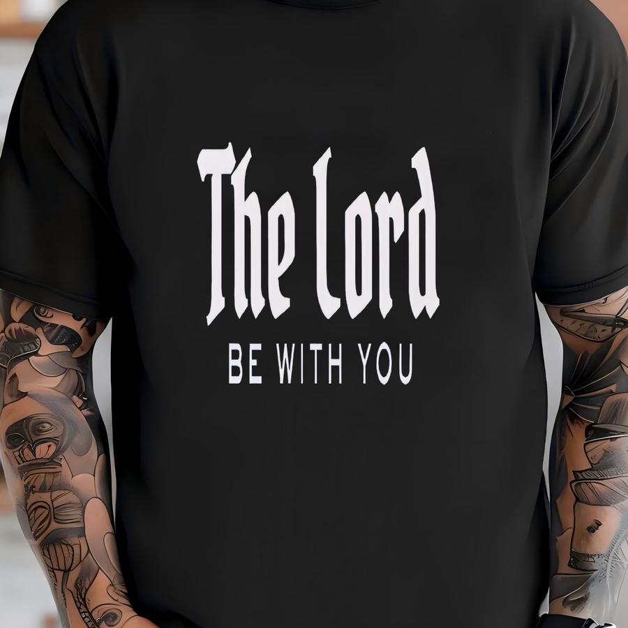 Catholic Men’s Sweatshirt | The Lord Be With You | Daily Mass Eucharist Gift T-shirt
