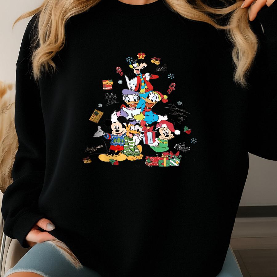 And Friends Signatures Christmas Sweatshirt, 's Very Merry Christmas Party Shirt, Signatures Shirt Sweatshirt
