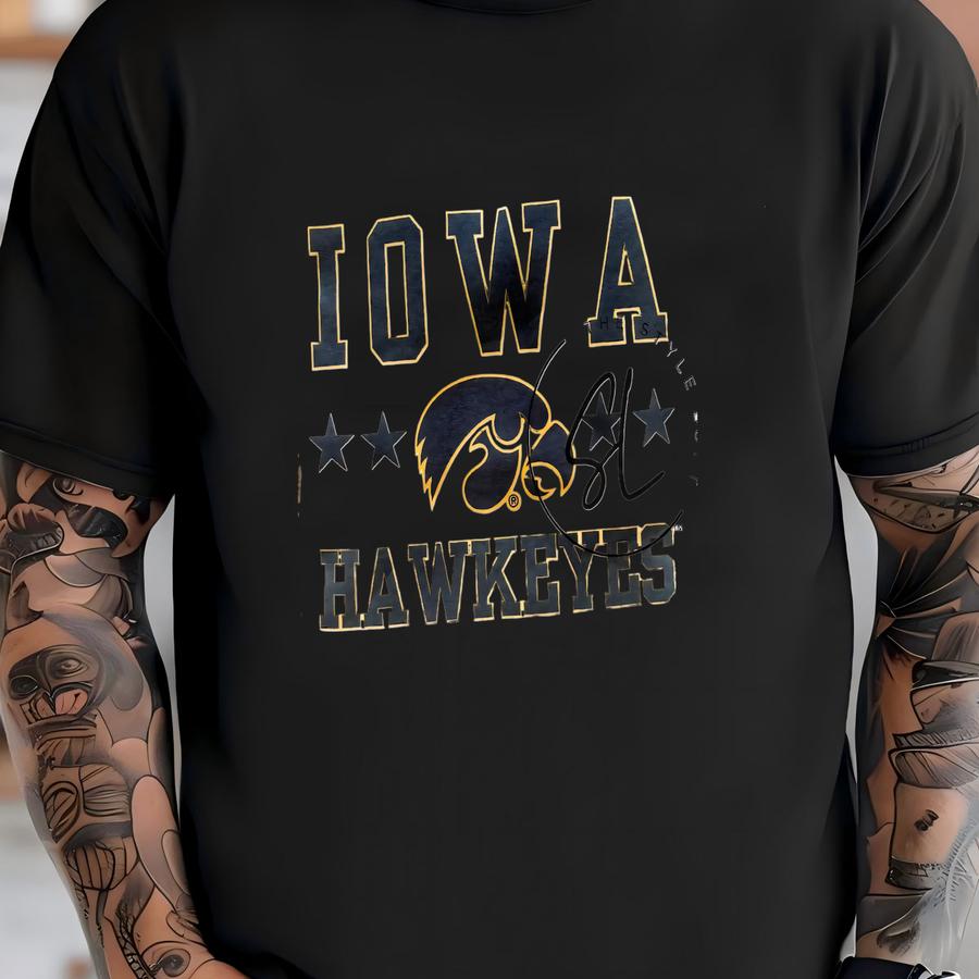 Iowa Hawkeyes Star Crew T-shirt