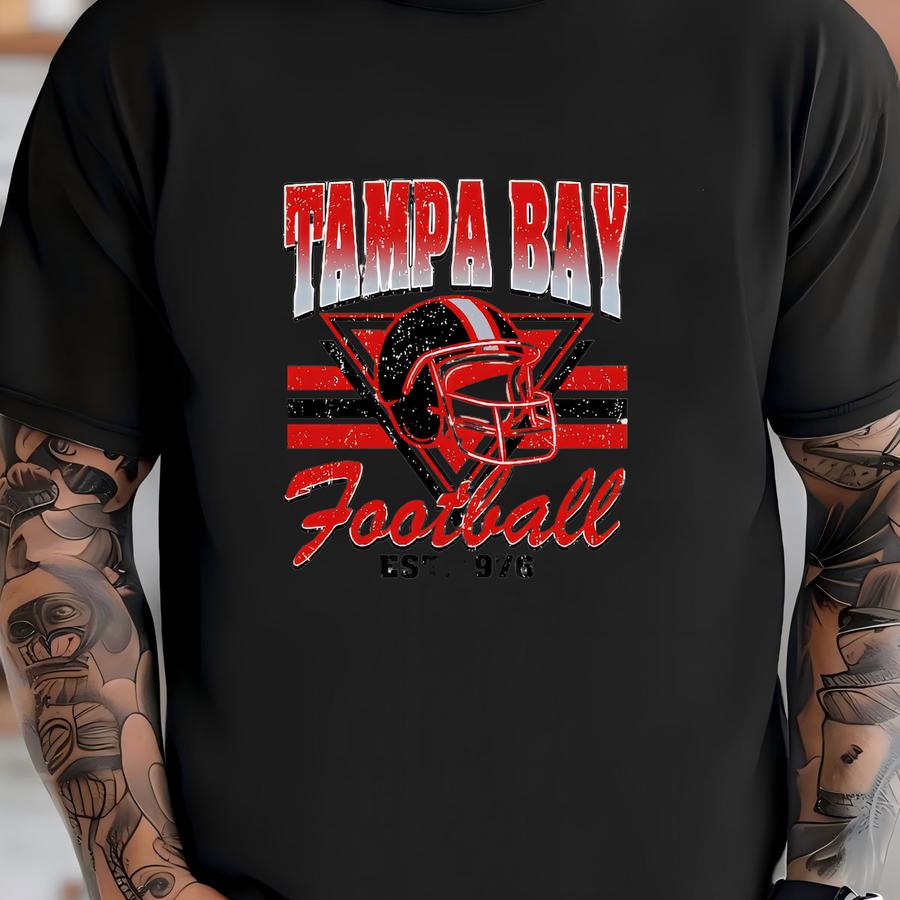 Vintage Tampa Bay Football Sweatshirt, Tampa Bay Football Fan Gift, Game Day Gift, Sunday Football Gift, Mascot Game Day Tee, Gift For Her T-shirt