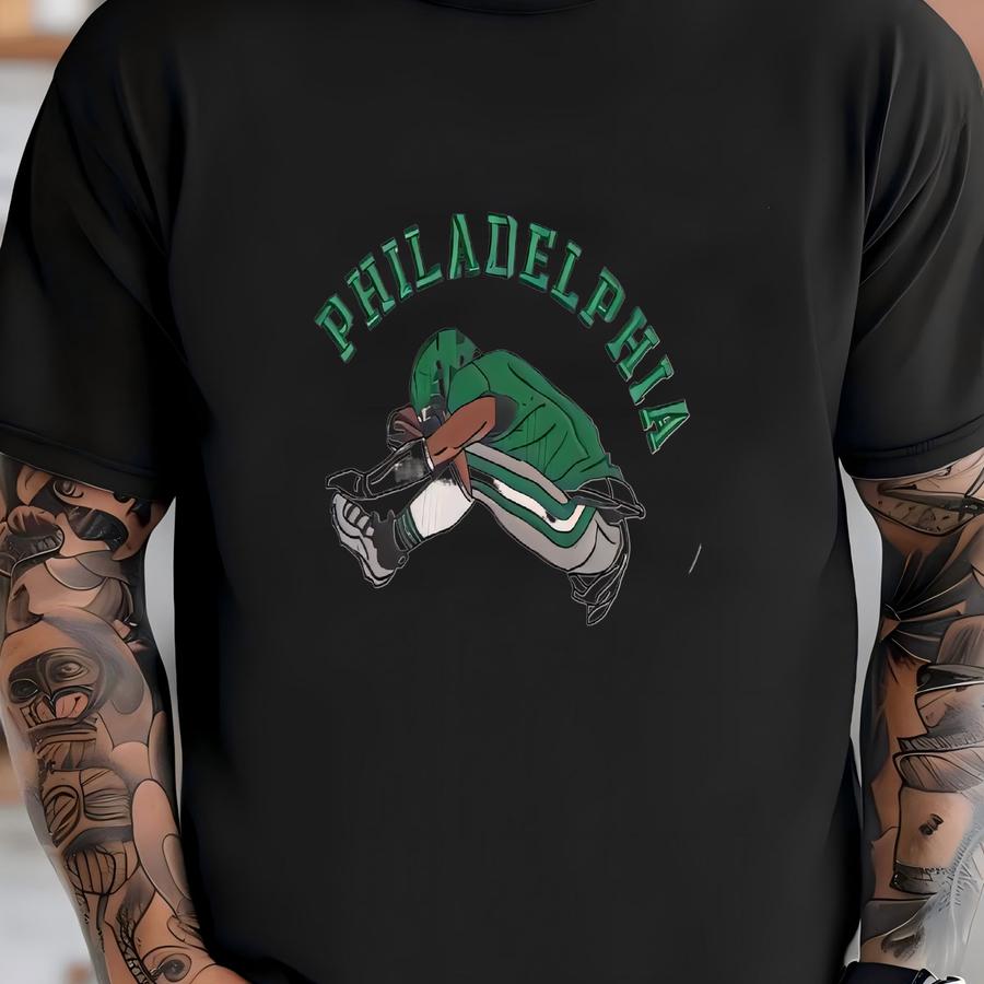 Philadelphia Football Quarter-zip Sweatshirt: Cozy Game Day Pullover, Barkley Backwards Hurdle T-shirt