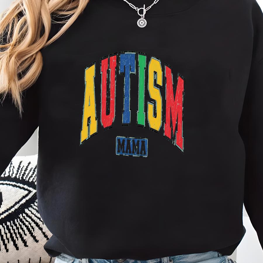 ® Autism Mama T-shirt, Special Education Teacher, Autism Awareness, Inclusion Teacher, Neurodiversity Long Sve T-shirt Sweatshirt