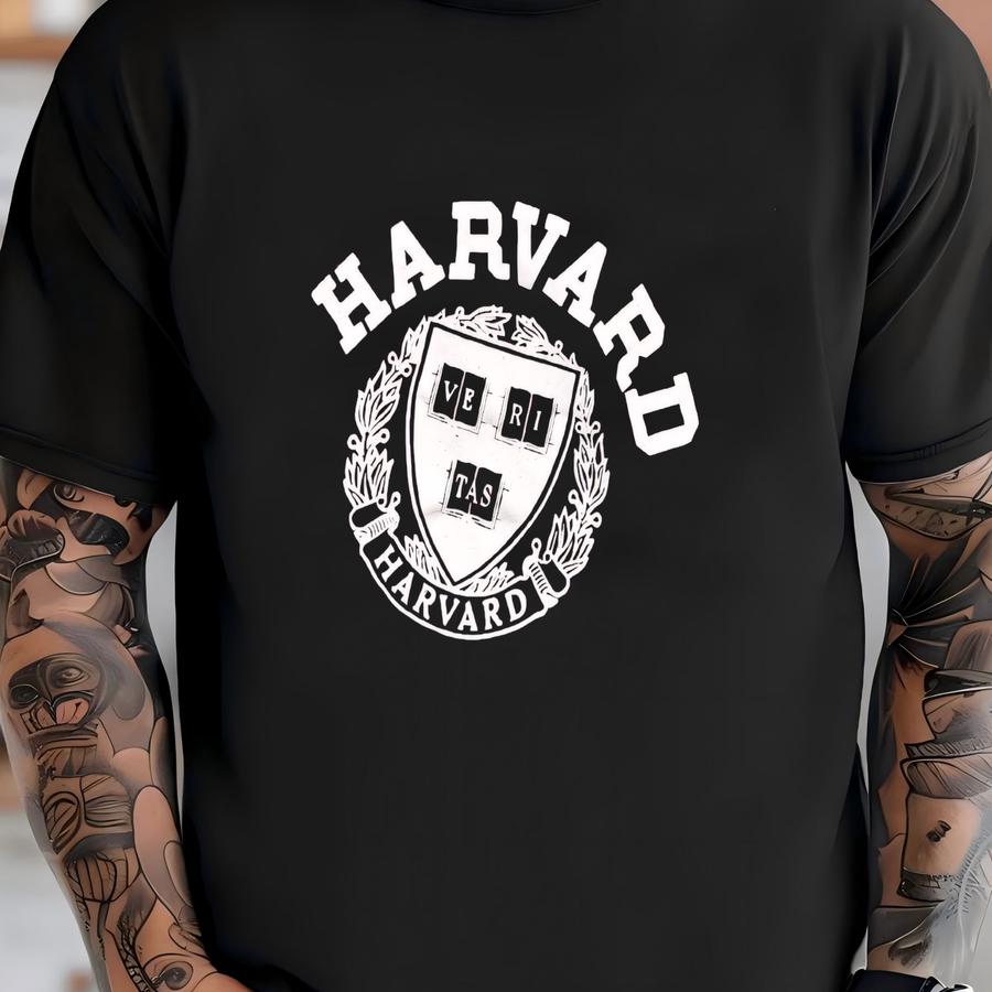 Vintage 80s Harvard University Crimson Crest Logo Ivy League Bassett-walker Graphic Crewneck Sweatshirt Usa Size M/l T-shirt