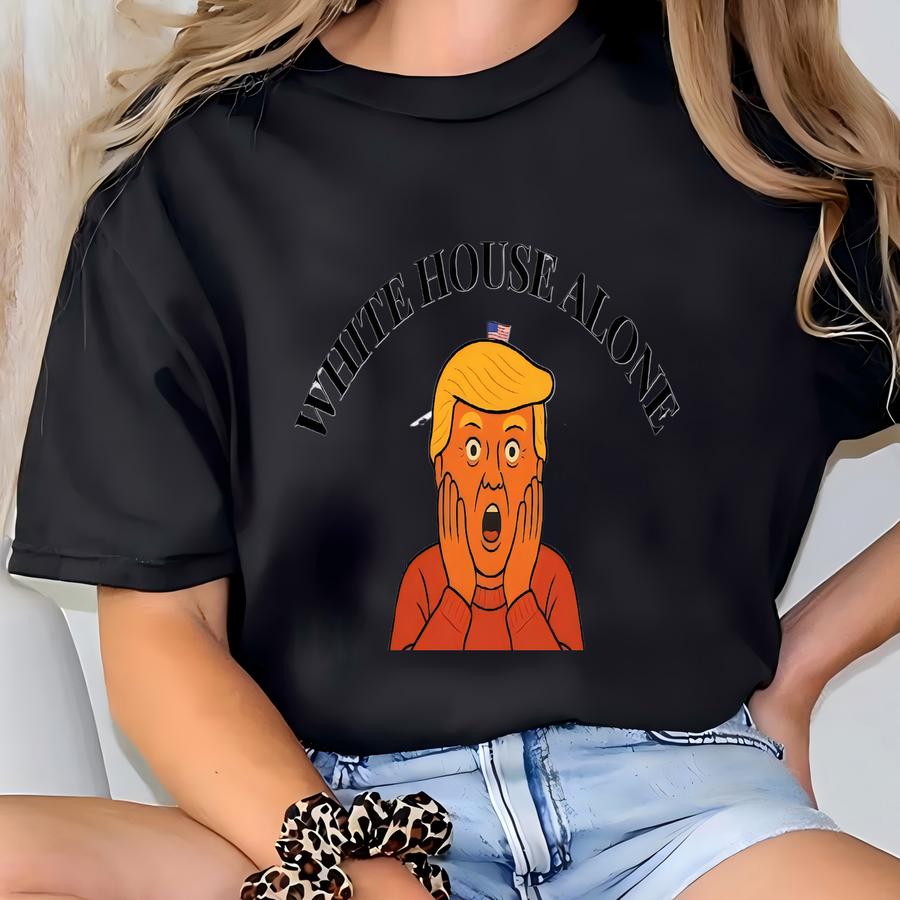 White House Alone Sweatshirt, Sweatshirt, Christmas Funny Movies Sweatshirt, Politic Sweatshirt, Family Xmas Shirt, Winter Hoodie T-shirt