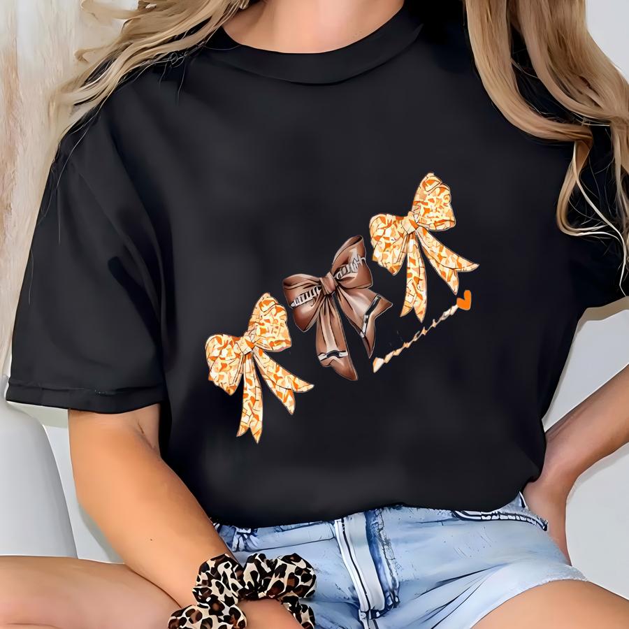 Tennessee Bows Garment-dyed Fce Sweatpant, ® Joggers, Cute Loungewear Clothing(joggers Sold Separate) T-shirt