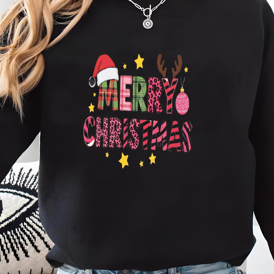 Festive Bold Christmas Shirt: Funny Holiday Graphic Tee For Women's Secret Santa Party Outfit Sweatshirt