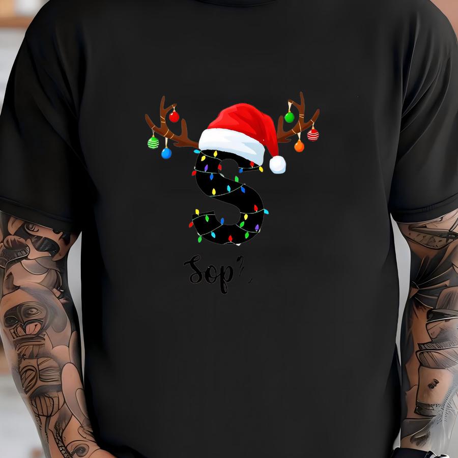 Custom Christmas Santa Hat Hoodie,custom Name With Santa Hat Shirt,custom Christmas Tee,personalized Christmas Gift,santa Shirt,xmas Tshirt T-shirt
