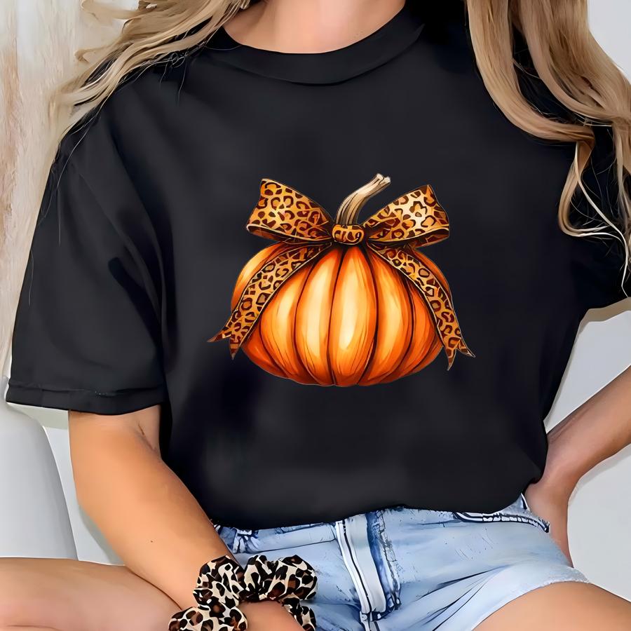 Fall Tshirt: Mock Pocket Pumpkin Design T-shirt