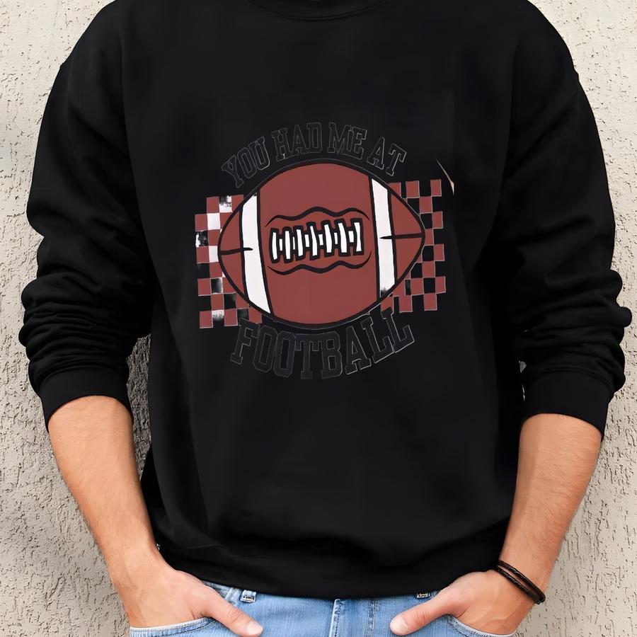 Retro Fall Football T-shirt: Tee, Autumn Gift Sweatshirt