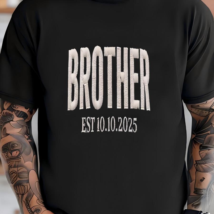 Custom Brother Corduroy Cap, Brother Hat, Y Corduroy Cap, Personalized Brother Gift Hat, Brother Christmas Gift T-shirt