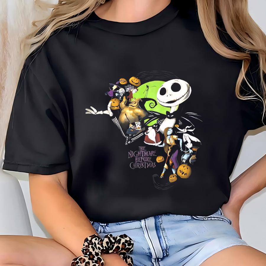 Vintage The Nightmare Before Christmas Sweatshirt Medium 's Nightmare Before Christmas Sweater Christmas Halloween Jumper M T-shirt