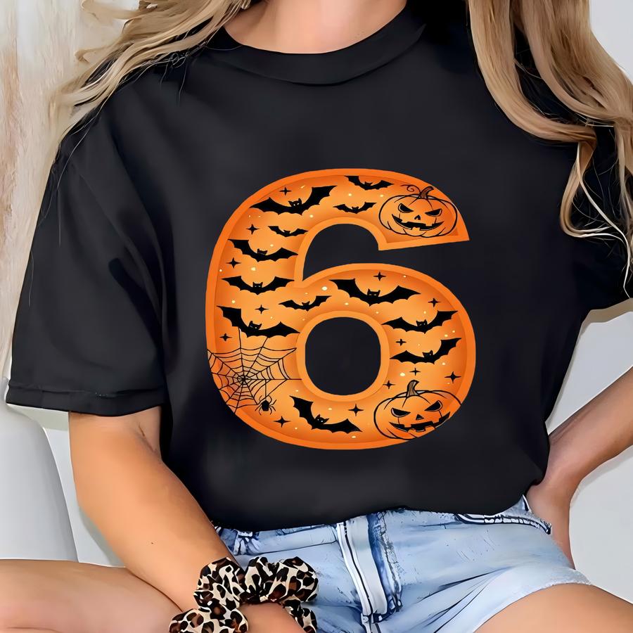 6 7 Shirts, Couples Halloween, Funny Matching Shirt, Tiktok Halloween Costume Shirt, 67 Trend, Six Seven Meme Pumpkin T-shirt