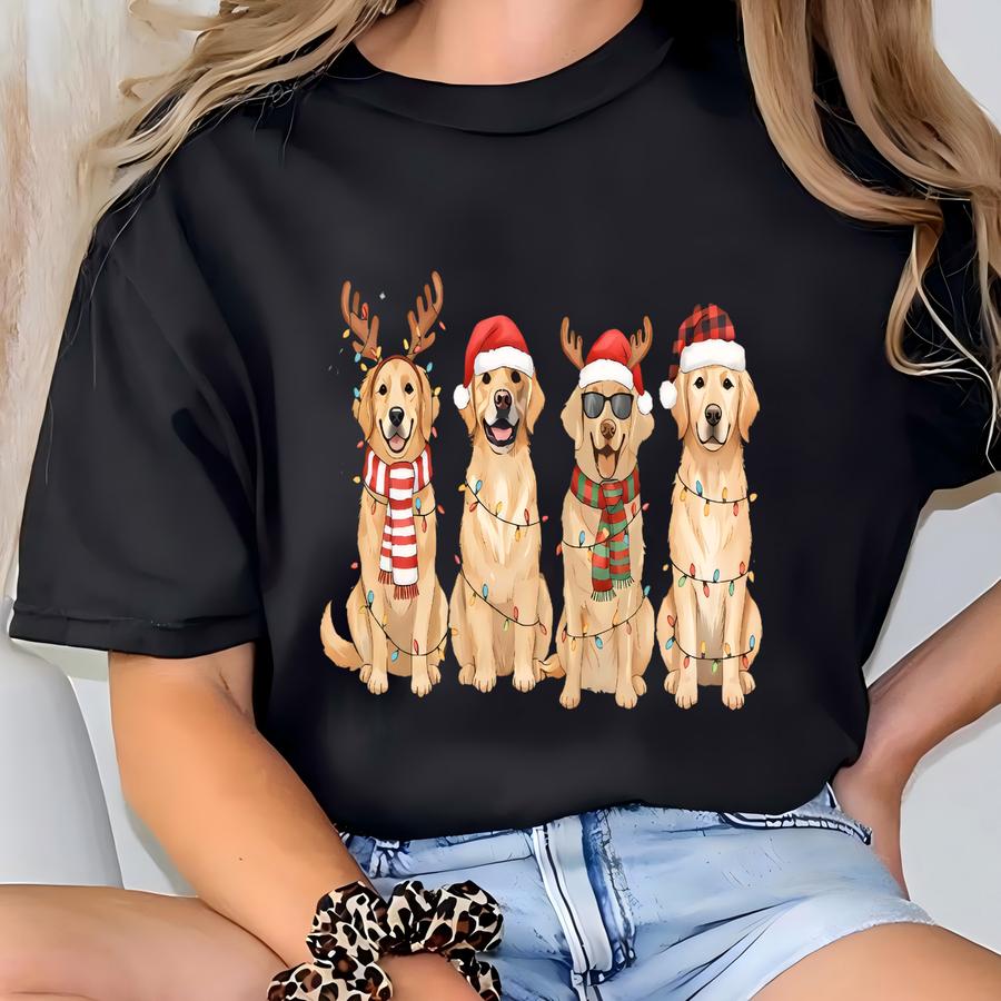 ® Christmas Dogs Shirt, Dog Lover Shirt, Holiday Shirt, Cute Christmas Shirt, Cute Gift For Dog Lover, Dog Mom Shirt T-shirt